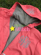 Load image into Gallery viewer, Charles River Monogrammed Full Zip Rain Jacket PLUS SIZE