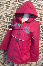 Load image into Gallery viewer, Charles River Monogrammed Full Zip Rain Jacket