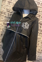 Load image into Gallery viewer, Charles River Monogrammed Full Zip Rain Jacket