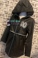 Load image into Gallery viewer, Charles River Monogrammed Full Zip Rain Jacket